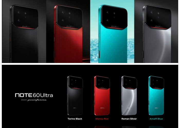 Infinix Note 60 Ultra Pininfarina Resmi Meluncur: Desain Futuristik ala Mobil Sport dan Baterai 7000 mAh Super