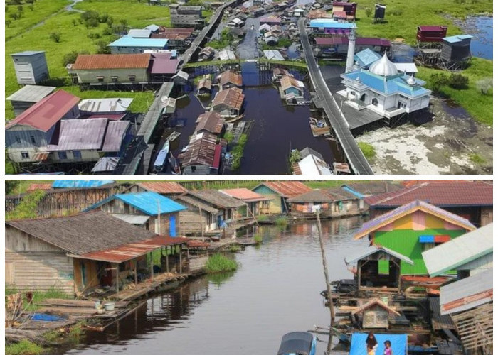Desa Tanpa Daratan, Melihat Kampung Unik di Kalimantan Timur yang Viral di Medsos