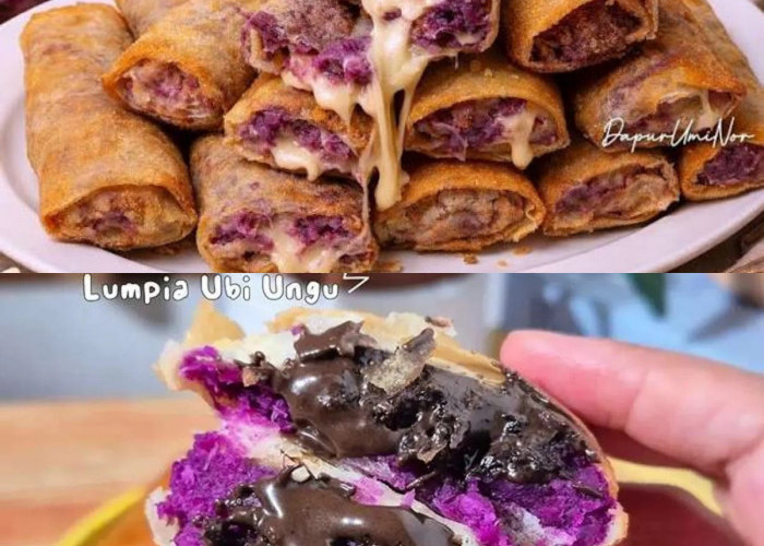 Resep Lumpia Ubi Ungu Crispy, Camilan Manis yang Mudah Dibuat di Rumah