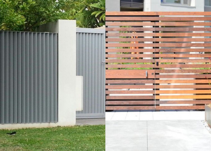 Pagar Rumah Motif Garis Rapat, Ide Desain Modern agar Hunian Terlihat Lebih Mewah!
