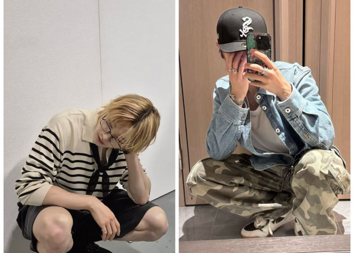 Gaya Keren ala I.N Stray Kids: Tips Memadukan Motif Camouflage untuk OOTD yang Kekinian