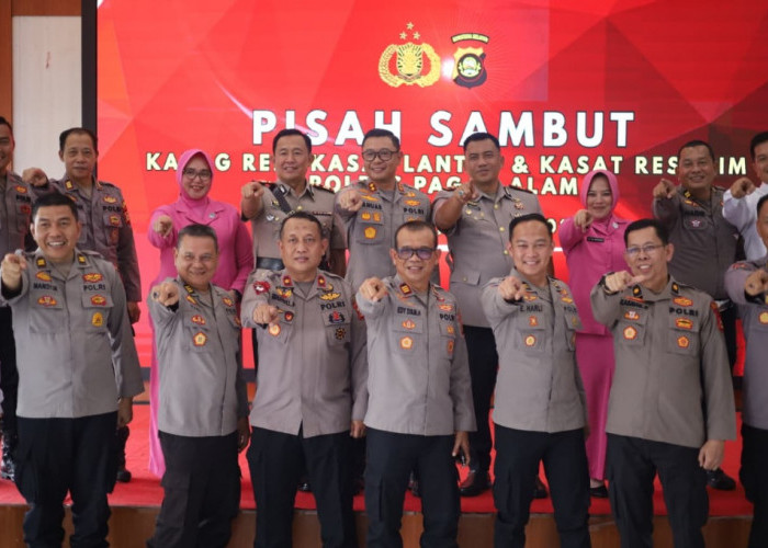 Pisah Sambut PJU Penuh Kekeluargaan, Kapolres Pagar Alam Tekankan Soliditas