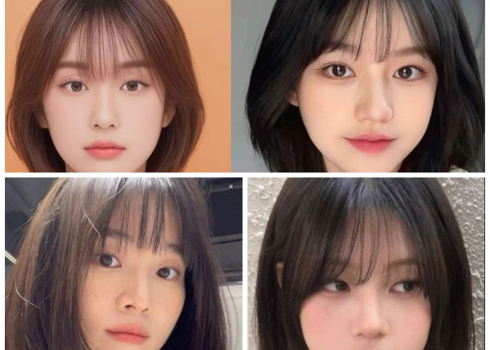 Model See-Through Bangs – Poni Rambut Tipis Transparan, Ciri Khas Gaya Korea!