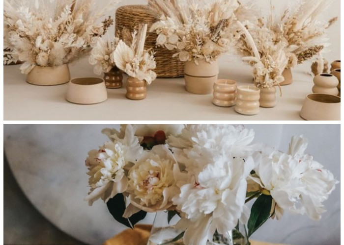 5 Ide DIY Dekorasi Bunga Kering untuk Meja Tamu yang Instagramable dan Awet Bertahun-Tahun!