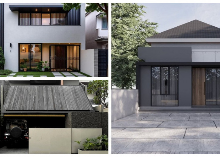 Elegan Tanpa Ribet! 7 Desain Rumah Monokrom Minimalis yang Stylish dan Modern