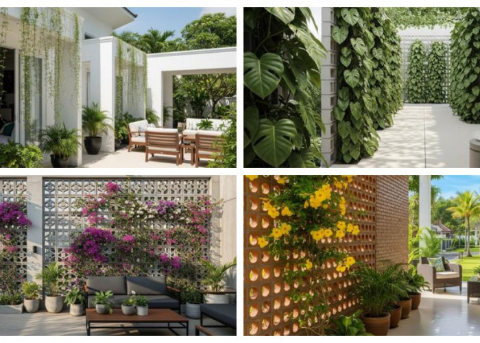 7 Ide Teras Roster ala Rumah Modern, Sejuk dan Estetik dengan Tanaman Rambat