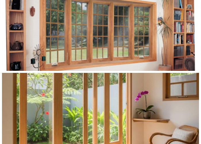 10 Inspirasi Jendela Kayu Elegan: Sentuhan Natural yang Bikin Rumah Terlihat Lebih Mewah