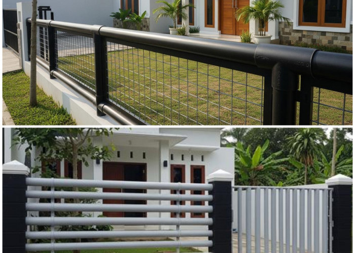 5 Model Pagar Rumah dari Pipa PVC yang Lagi Tren di Kampung, Hemat dan Estetik Parah