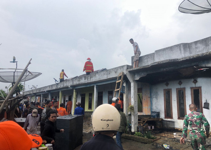 Bedeng 9 Pintu Dusun Keban Agung Pagaralam Nyaris Ludes Dijilat Si Jago Merah