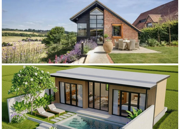 5 Inspirasi Rumah Minimalis di Pedesaan dengan Sentuhan Modern Tropis yang Asri