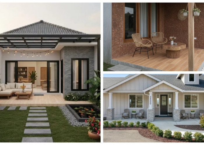 10 Desain Teras Rumah Rustic Kecil Tapi Hangat, Sederhana Tapi Estetik dan Bikin Betah Nongkrong