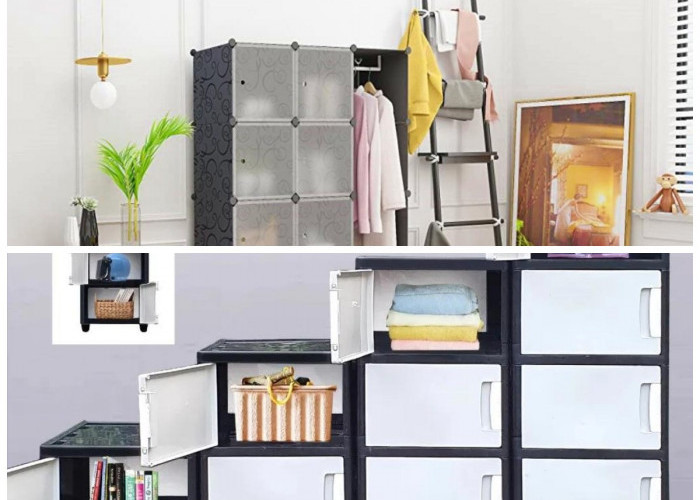 Rumah Lebih Rapi Tanpa Ribet, Ini 10 Model Lemari Portable Multifungsi