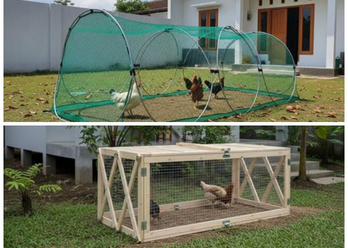 Praktis dan Hemat Tempat! Begini Cara Membuat Kandang Ayam Portable yang Mudah Dipindahkan