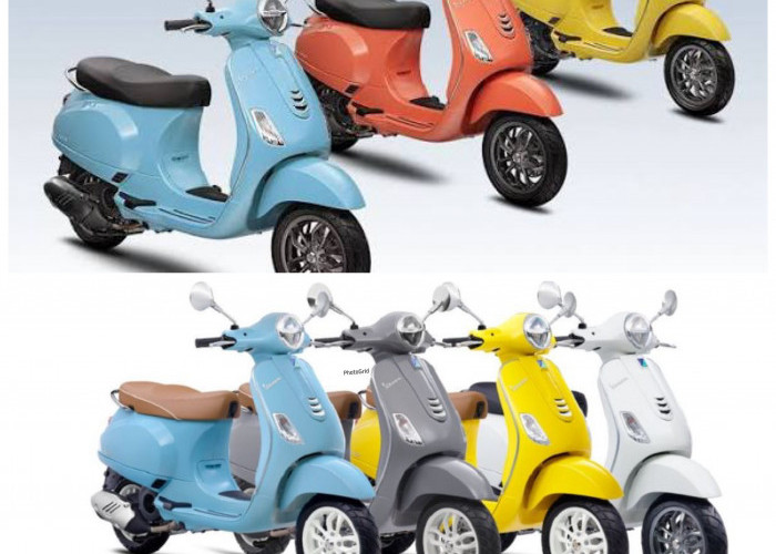 Vespa LX 150 i-get Hadir dengan Tampilan Baru, Pilihan Warna Makin Stylish dan Fitur Semakin Modern