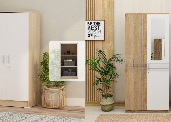 Rekomendasi Lemari Baju Minimalis 2 Pintu yang Desainnya Baru dan Kekinian!