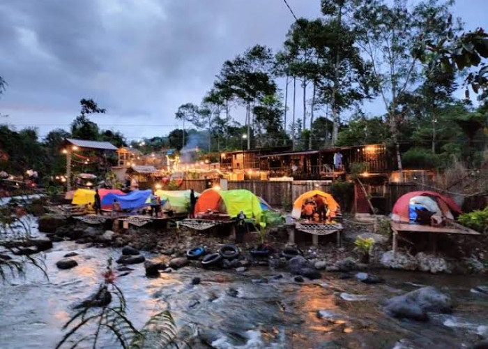 Nikmati Liburan di Riverside Dusun Camp Outdoor Glamping Pagaralam, Kemah dengan Sensasi Berbeda