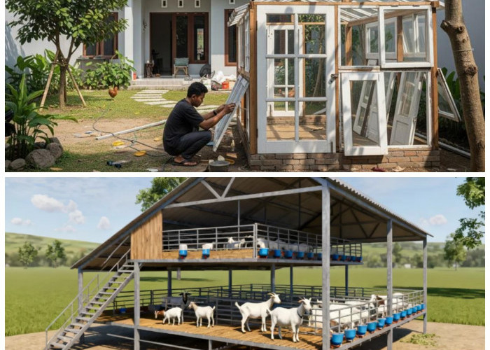 10 Desain Kandang Kambing Panggung Minimalis: Praktis, Higienis, dan Hemat Tempat
