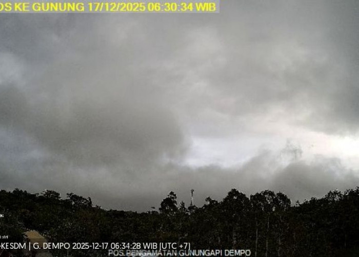 Dempo Bergumam di Balik Kabut: Aktivitas Seismik Masih Terdengar, Status Waspada Dipertahankan