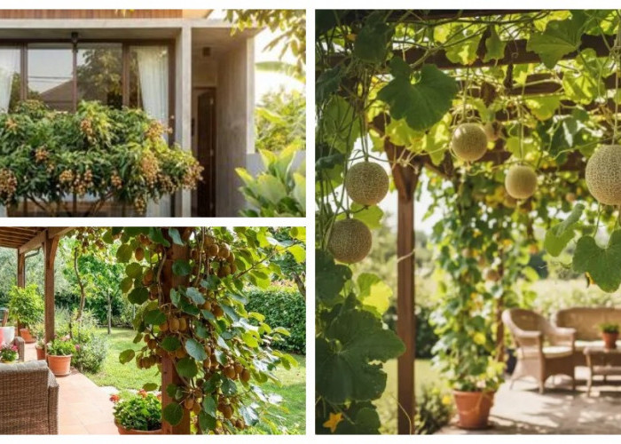 Teras Jadi Oase Sejuk! 5 Jenis Pohon Buah Merambat yang Bikin Rumah Cantik dan Bisa Dipanen Setiap Hari
