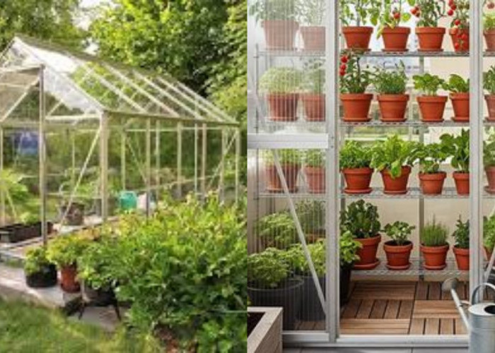 Ide Kebun Rumah Kaca Sederhana di Lahan Sempit, Tetap Produktif Meski Ruang Terbatas!
