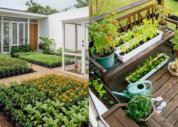 Inspirasi Kebun Sayur Mini di Halaman Rumah yang Cantik, Sehat & Estetik!