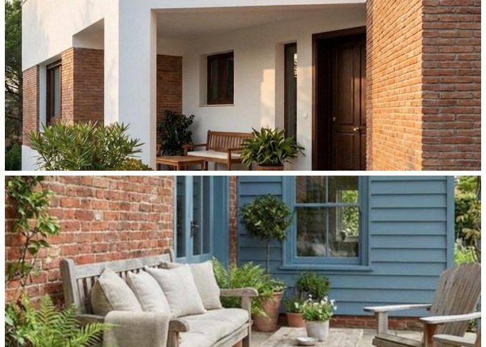 Hunian Makin Instagenic! 8 Kombinasi Warna Cat Teras untuk Batu Bata Ekspos Tren 2026