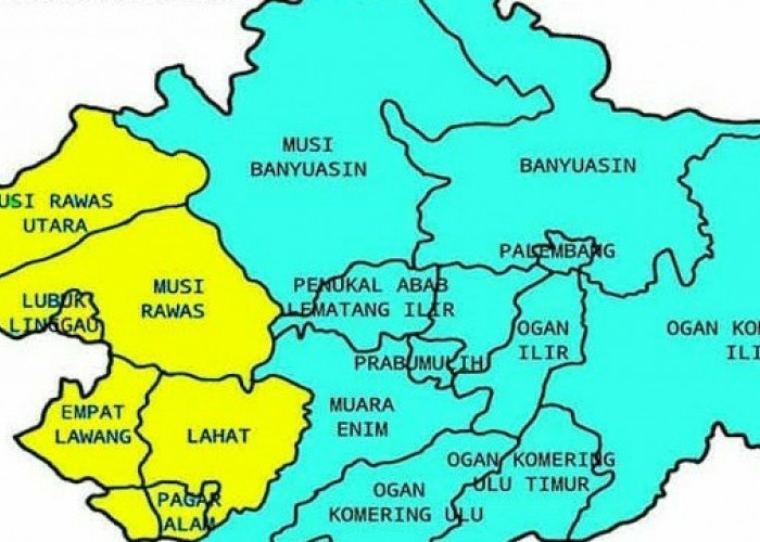  Provinsi Sumatera Selatan Bakal Miliki 25 Kabupaten/Kota dan Bupati Baru, Ini Nama Wilayah Barunya!