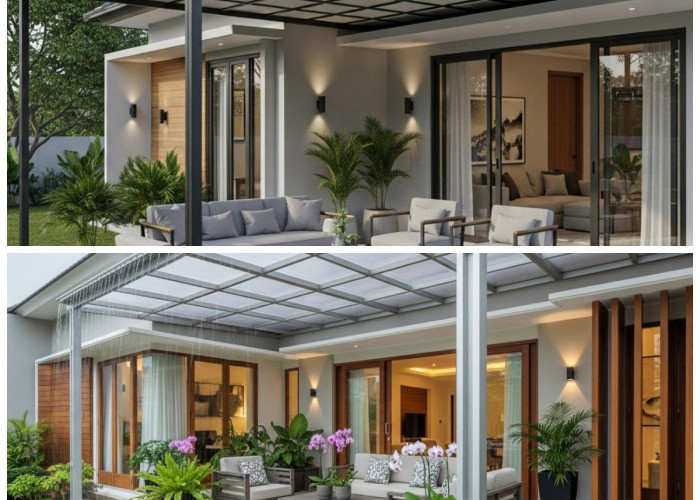 Pilihan Penutup Teras Terbaik: Praktis, Awet, dan Siap Lindungi Rumah Saat Musim Hujan!