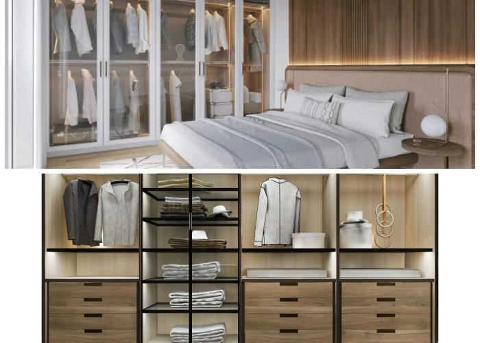 Ide Lemari Pakaian Minimalis Modern yang Bikin Kamar Terlihat Rapi dan Elegan
