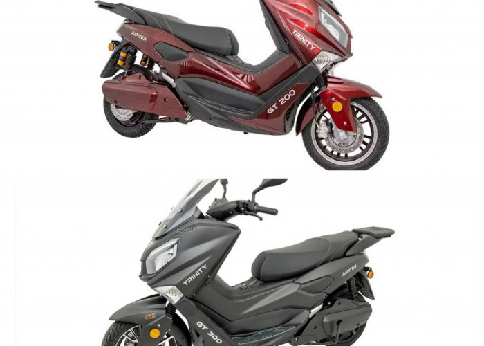 Tembus 300 Km Sekali Cas! Trinity Jupiter GT 2026 Siap Guncang Pasar Skutik Premium!