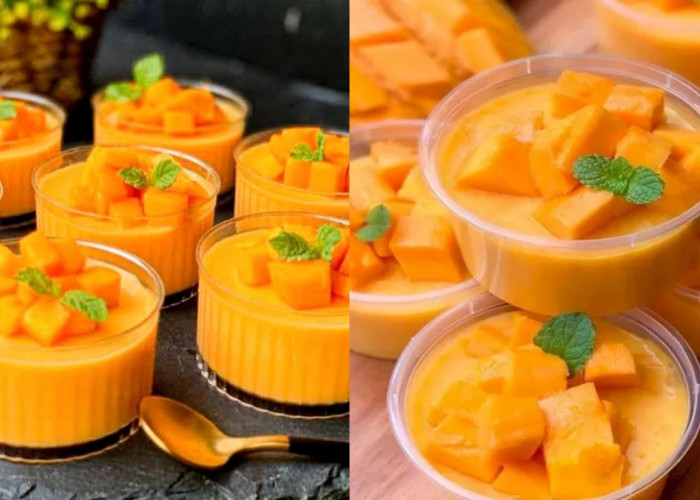 Ada Yang Baru Nih! Resep Puding Mangga Dengan Cita Rasa Yang Creamy