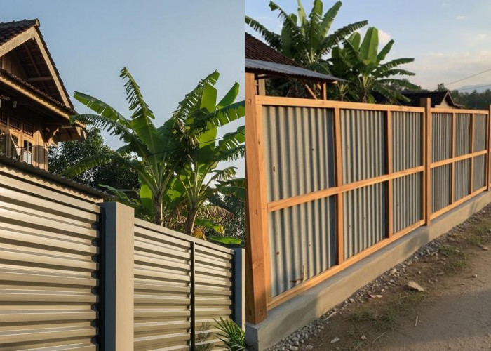 Pagar Rumah dari Seng di Kampung, Solusi Hemat dengan Tampilan Keren!