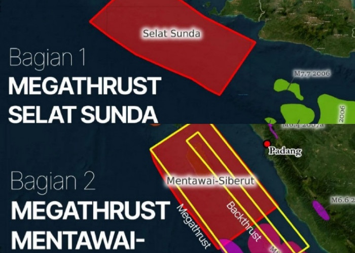 Dua Poros Megathrust Picu Tsunami dan Gempa, 4 Wilayah Jawa Sumatera Terancam Tenggelam