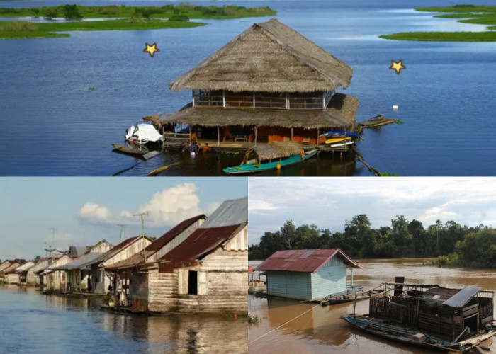 Sejarah Rumah Apung Tradisional: Semakin Langka Seiring Perkembangan Zaman, Apakah akan Terancam Punah!