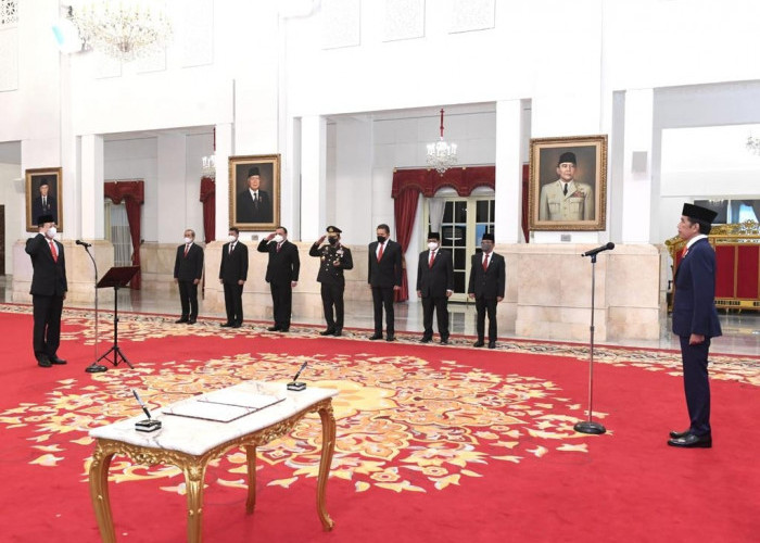 Presiden Jokowi Saksikan Pengucapan Janji Johanis Tanak sebagai Wakil Ketua KPK