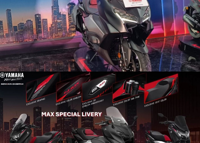 Yamaha Meluncurkan MAX Special Livery, Memperingati 25 Tahun MAX Sebagai Skuter Premium Global