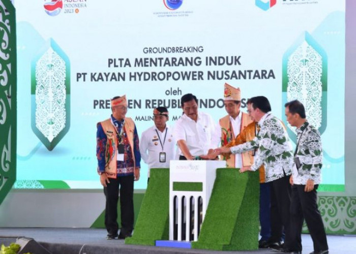 Resmikan Groundbreaking PLTA Mentarang, Presiden RI Dukung Transformasi Ekonomi Indonesia