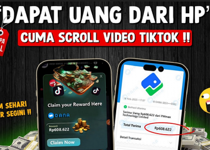 Cuma Scroll TikTok, Langsung Dapat Rp600 Ribu! Begini Cara Kerja Aplikasi Penghasil Saldo DANA 2025!