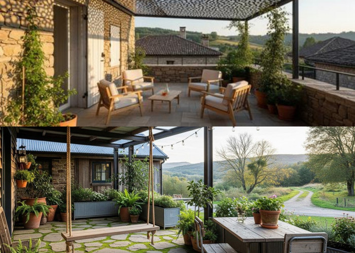 11 Inspirasi Teras Terbuka Rumah Desa yang Sejuk dan Alami: Solusi Sirkulasi Udara Maksimal Tanpa Perlu AC!