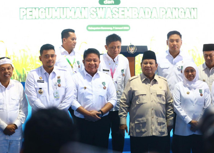 Presiden Prabowo Apresiasi Prestasi Sumsel yang Sukses Wujudkan Swasembada Pangan