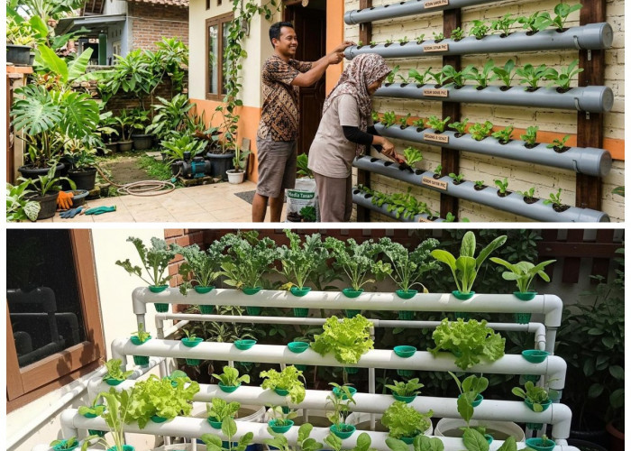 Panen Sayur di Teras Rumah! Panduan Lengkap Membuat Kebun Vertikal Pipa PVC: Hemat Lahan, Bersih, dan Estetik!