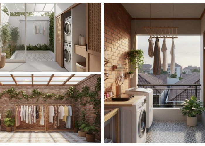 Hunian Mungil Lebih Rapi, Tips Membuat Ruang Cuci Jemur Nyaman dan Estetik!