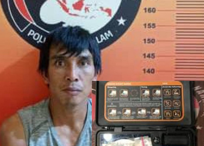 Bandar Sabu di Pagar Alam Ditangkap Polisi, Diamankan 24 Paket Sabu