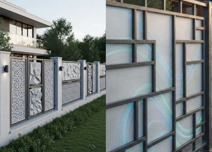 Model Pagar Besi Kombinasi Fiber Modern 2026, Tahan Cuaca dan Sedap Dipandang!