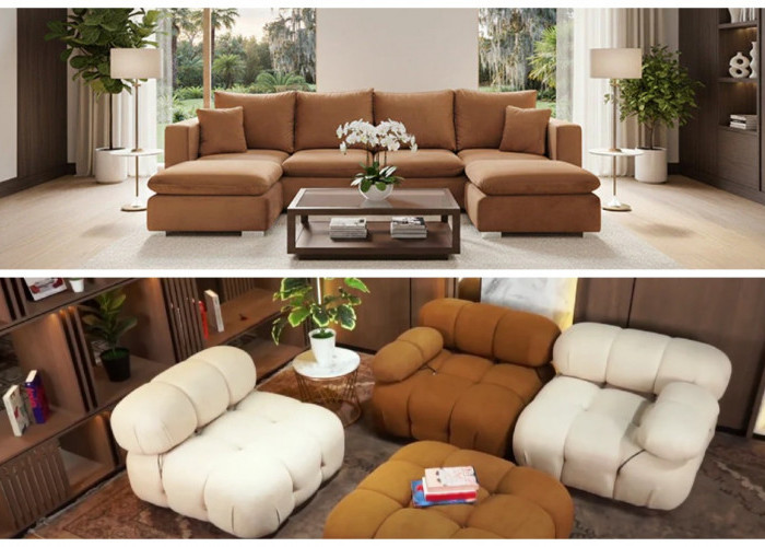 5 Keunggulan Sofa Modular Ukuran Besar: Solusi Furnitur Fungsional untuk Ruangan Berkonsep Open Plan
