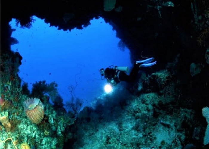 3 Gua Bawah Laut Indonesia yang Memikat Pecinta Cave Diving, Liburan Wajib Kesini!