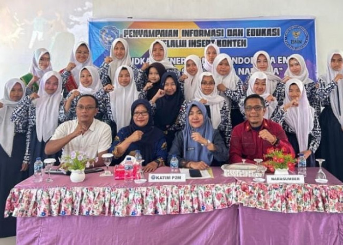 Wujudkan Generasi Emas Bebas Narkoba, BNN - Bapas Lahat Penyuluhan di SMPN 8 Pagar Alam