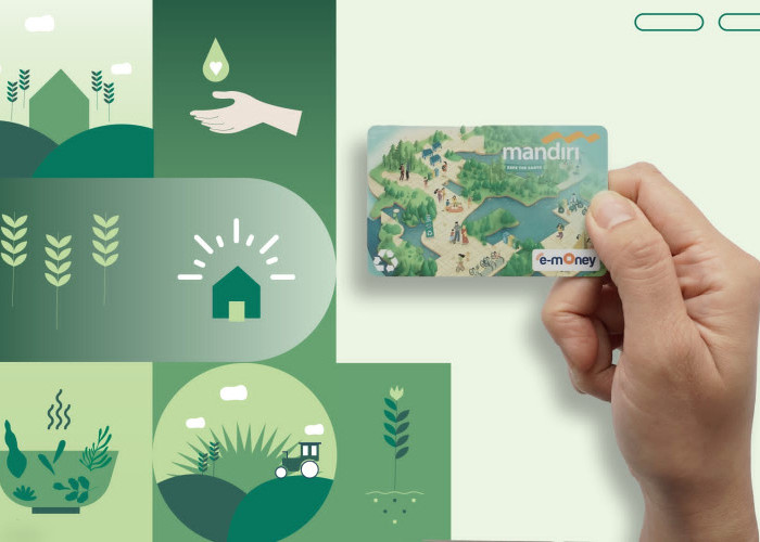 Bank Mandiri Terbitkan Kartu Debit dan E-money Plastik Daur Ulang Pertama di Indonesia dan Kartu Kredit Virtua