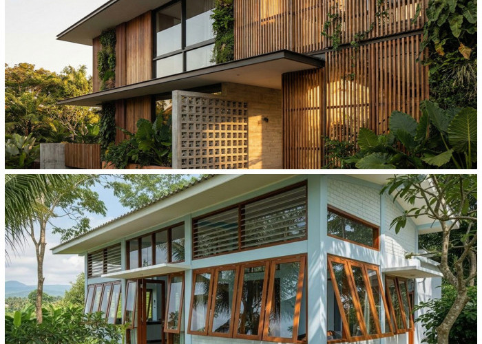 Tanpa AC Tetap Sejuk! 5 Tren Fasad Bio-Tech yang Bikin Rumah Adem Alami