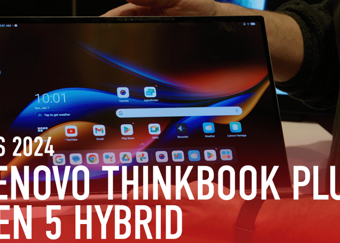 Lenovo ThinkBook Plus Gen 5 Hybrid, Hadirkan Inovasi Laptop Konvertibel dengan Dual Sistem Operasi